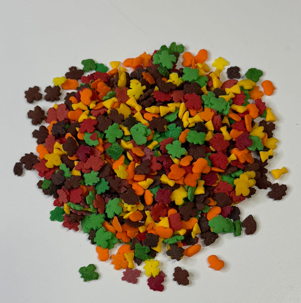 Fall Leaves Sprinkles 2oz