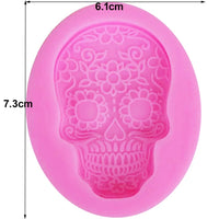 Day of the dead skull mold