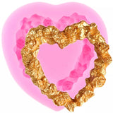 Rose heart frame