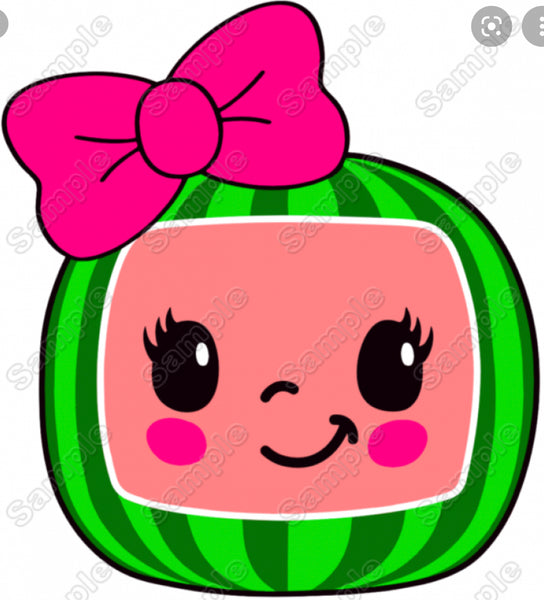 Melon girl with bow mold